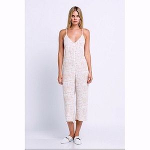 Skylar + Madison open back jumpsuit